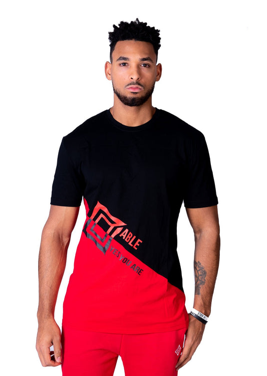 LEGACY-SERIES SHIRT / BLACK & RED