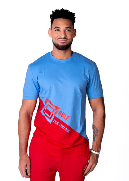 LEGACY-SERIES SHIRT / BLUE & RED