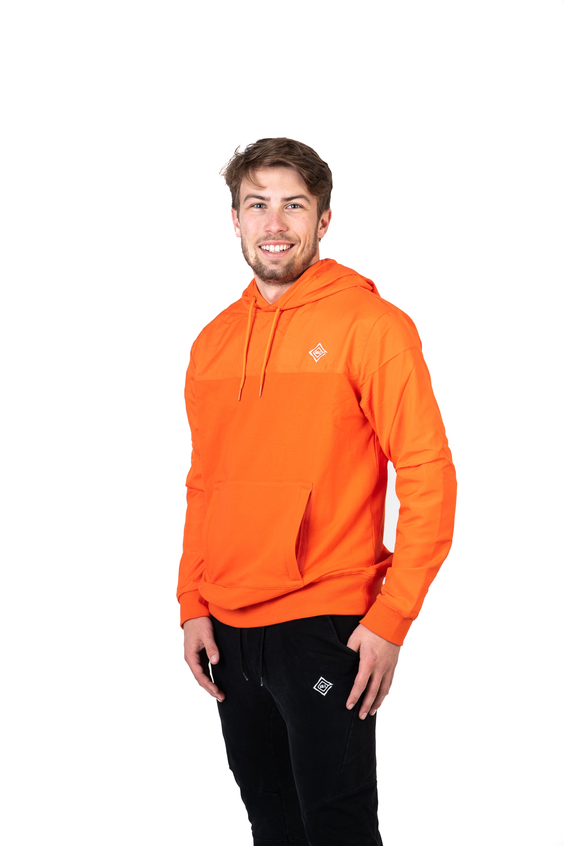 HOODIE ORANGE – ABLE - Main Image